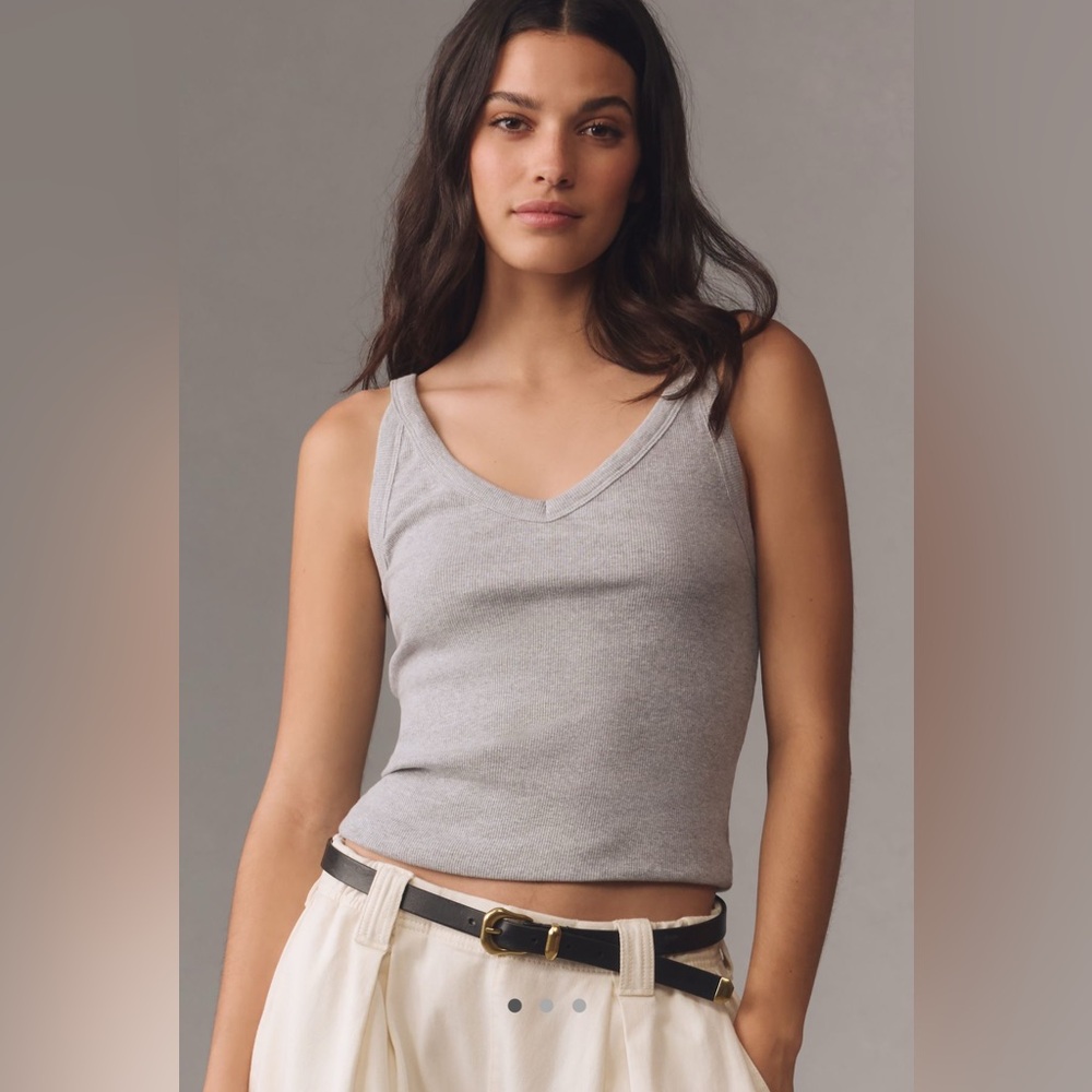 NWT Pilcro Scooped V-neck Tank size medium